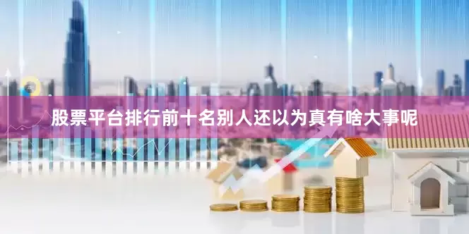 股票平台排行前十名别人还以为真有啥大事呢